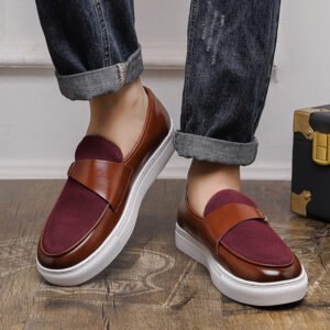 Leather Shoes Business Slip-on Casual Shoes Men