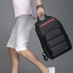 Waterproof Backpack with Multifunctional External USB Charge Port Laptop Bag