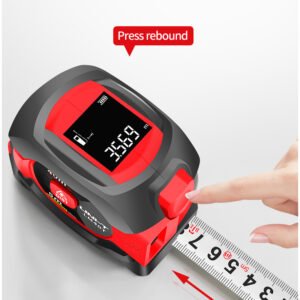 UNI-T Laser Measuring Tape Measure Digital Distance Meter Rangefinder Retractable Laser Ruler Trena A Laser Professional