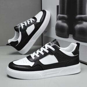 Men's Summer New Shoes, Breathable White Sneakers For Men, Trendy Versatile Athletic Casual Skate Shoes For Students