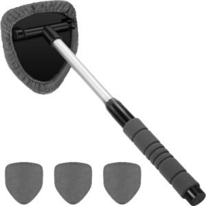Car Windshield Cleaning Brush, Extendable Car Window Tool