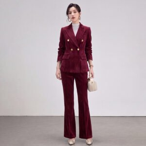 Elegant Professional Attire, Sophisticated And Chic Two-piece Suit